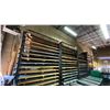 Image 1 : LARGE BLACK STEEL WELDED SHEET METAL RACKING UNIT *ONE ALL WELDED TOGETHER RACKING UNIT-