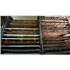 Image 3 : LARGE BLACK STEEL WELDED SHEET METAL RACKING UNIT *ONE ALL WELDED TOGETHER RACKING UNIT-