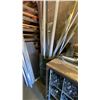 Image 10 : LARGE WORKSHOP TABLE WITH CONTENTS- JET COM-16 METAL CUT OFF SAW, CLEATS, PARTS & ASSORTED METAL