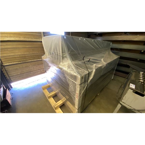 PALLET OF LARGE FABRICATED DUCTING BOXES