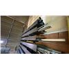 Image 5 : METAL STOCK STORAGE RACK WITH ASSORTED METAL CONTENTS- MOSTLY CLEATS