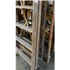 Image 3 : GROUP OF 3 WOODEN LADDERS - 14' X 10' & 10'