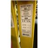 Image 3 : GROUP OF 2 FIBERGLASS LADDERS- ALLRIGHT ORANGE 8' & FEATHERLITE YELLOW 6'