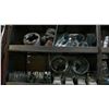 Image 4 : 4 STACKABLE STORAGE BINS WITH ASSORTED SHEET METAL DUCT FITTINGS & THERMAFLEX VENT HOSE