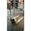 Image 2 : YELLOW PALLET JACK *NEEDS REPAIR*