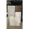 Image 1 : GROUP OF 5 ASSORTED PLASTIC FOLDING TABLES