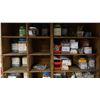 Image 4 : 2 WOODEN SHELVING UNITS WITH ASSORTED SCREWS, BOLTS & HARDWARE