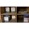 Image 6 : 2 WOODEN SHELVING UNITS WITH ASSORTED SCREWS, BOLTS & HARDWARE