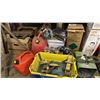 Image 3 : CONTENTS OF PALLET RACK- TOOLS, HEATERS, WORK LIGHTS, WELDING LINES, LIFTING STRAPS, EXTENSION