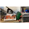 Image 9 : CONTENTS OF PALLET RACK- TOOLS, HEATERS, WORK LIGHTS, WELDING LINES, LIFTING STRAPS, EXTENSION