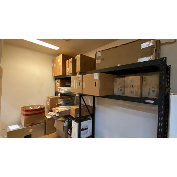 WHALEN BLACK ADJUSTABLE RACKING WITH VENT COVERS, FANS, COIL MODULES, BLOWER MODULES & MORE