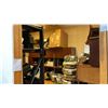 Image 1 : CONTENTS OF ENTIRE ROOM- LARGE GROUP OF OFFICE FURNITURE, WHALEN BLACK METAL STORAGE RACK &