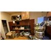 Image 4 : CONTENTS OF ENTIRE ROOM- LARGE GROUP OF OFFICE FURNITURE, WHALEN BLACK METAL STORAGE RACK &