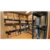 Image 1 : CONTENTS OF ENTIRE ROOM- LARGE GROUP OF ASSORTED SHELVING, HVAC PARTS, COMPONENTS, DUCT FITTINGS,