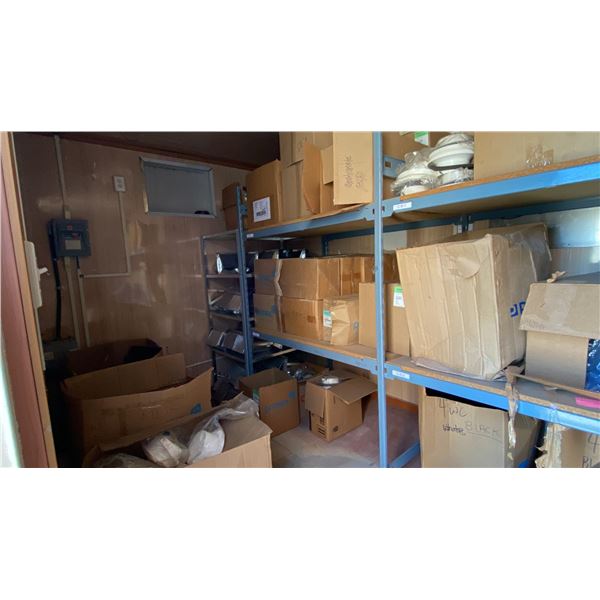 CONTENTS OF SEA CAN- ASSORTED DUCT/VENTING PARTS & COMPONENTS