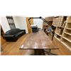 Image 3 : BLACK VINYL COUCH, HYVISION MONITOR OFFICE DESK, WOODEN TABLE, CHAIRS, BROTHER PRINTER, OFFICE