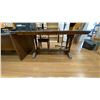 Image 4 : BLACK VINYL COUCH, HYVISION MONITOR OFFICE DESK, WOODEN TABLE, CHAIRS, BROTHER PRINTER, OFFICE