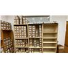 Image 2 : 4 BOOKSHELVES OF ASSORTED HVAC OUTLETS, CLAMPS, TAKE OFFS & MORE