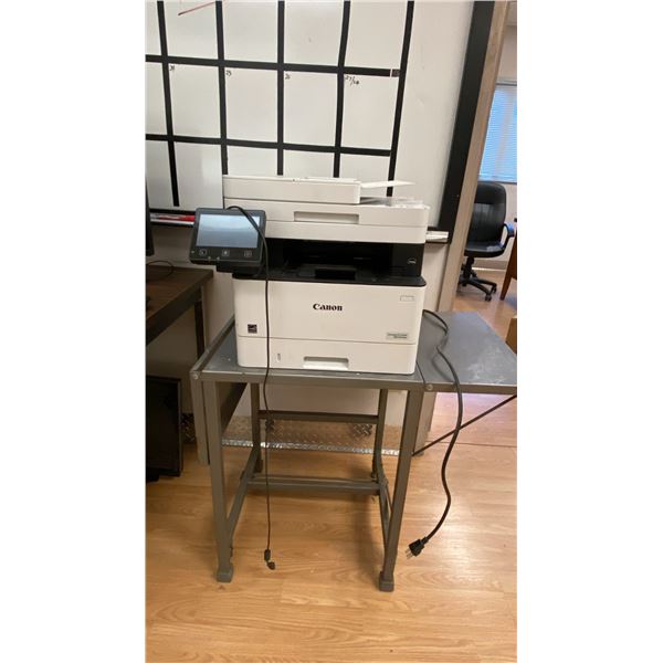 CANON MF451DW IMAGE CLASS HIGH SPEED MONOCHROME LASER ALL-IN-ONE PRINTER ON MOBILE TABLE