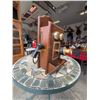 Image 3 : Wood and Brass Wall Telephone