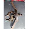 Image 9 : VINTAGE  BEAR TRAP marked "NORTHWESTERN TRAP CO. ONEIDA N.Y. NO. 6", and the smaller one is stamped 