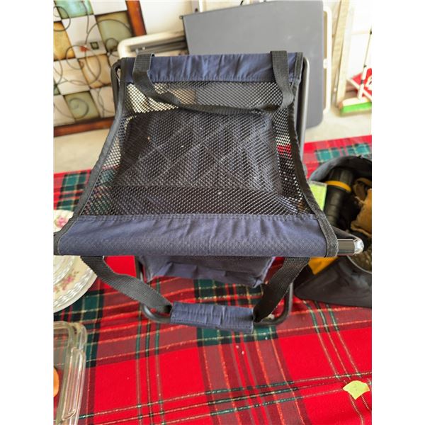 Folding Camp Stool with Storage Bag