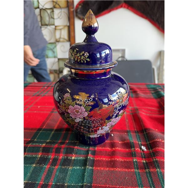 Japanese Lidded Porcelain Ginger Jar