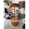 Image 2 : Wood and Glass Revolving Display Shelf