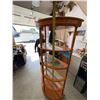 Image 4 : Wood and Glass Revolving Display Shelf