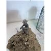 Image 6 : Glass Swan Figurine Set with Mirror Base