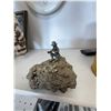 Image 1 : Miner Figurine on Pyrite Mineral Base