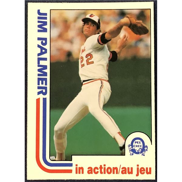 1982 O-PEE-CHEE BASEBALL JIM PALMER (HOF)