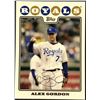 Image 1 : 2008 TOPPS ALEX GORDON ROOKIE CARD