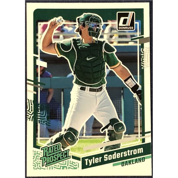 2023 DONRUSS TYLER SODERSTROM ROOKIE CARD