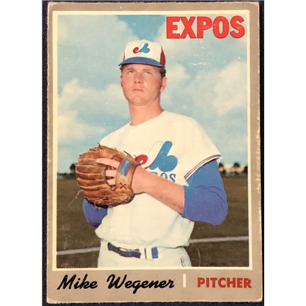 1971 O-PEE-CHEE MIKE WEGENER ROOKIE CARD