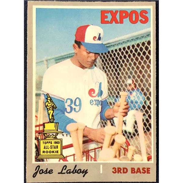 1970 O-PEE-CHEE JOSE LABOY ROOKIE CARD