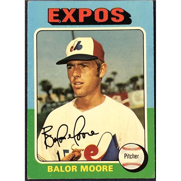 1975 TOPPS BALOR MOORE