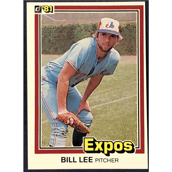 1981 DONRUSS BILL LEE