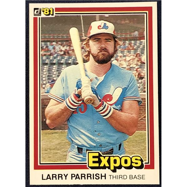 1981 DONRUSS LARRY PARRISH