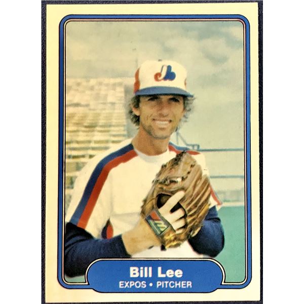 1982 FLEER BILL LEE