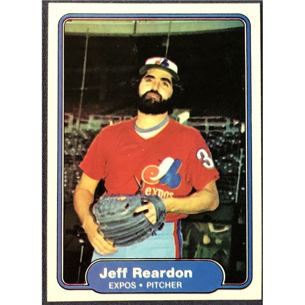 1982 FLEER JEFF REARDON