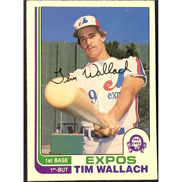 1982 O-PEE-CHEE TIM WALLACH ROOKIE CARD