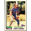 Image 1 : 1982 TOPPS LARRY PARRISH