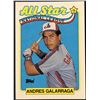 Image 1 : 1989 TOPPS ANDRES GALARRAGA