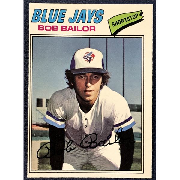 1977 O-PEE-CHEE BOB BAILOR ROOKIE CARD