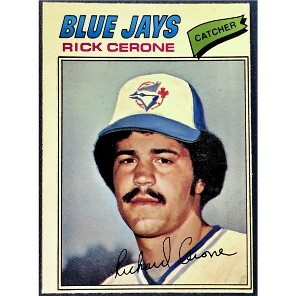 1977 O-PEE-CHEE RICK CERONE ROOKIE CARD
