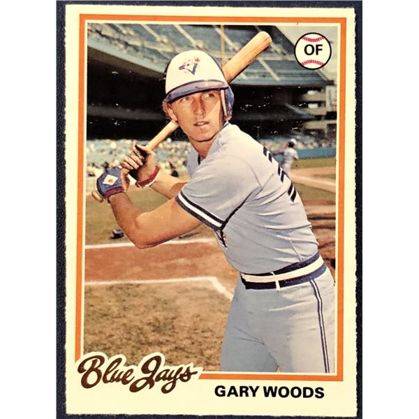 1978 O-PEE-CHEE GARY WOODS ROOKIE CARD