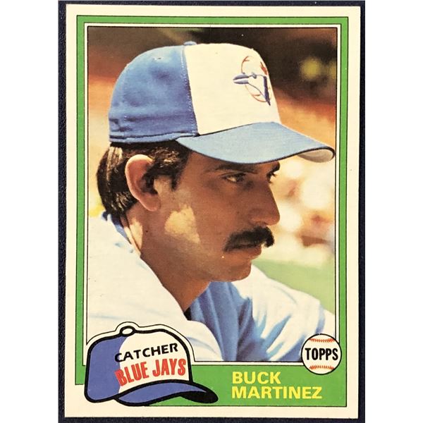1981 TOPPS BUCK MARTINEZ