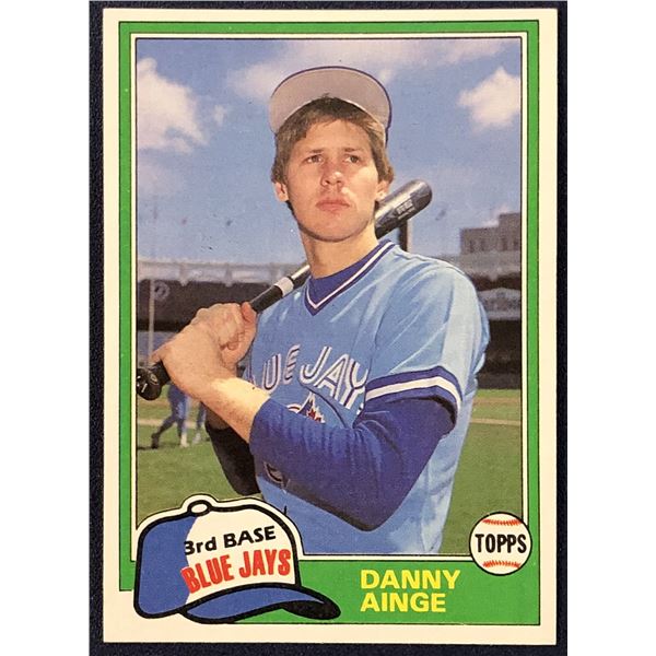 1981 TOPPS DANNY AINGE
