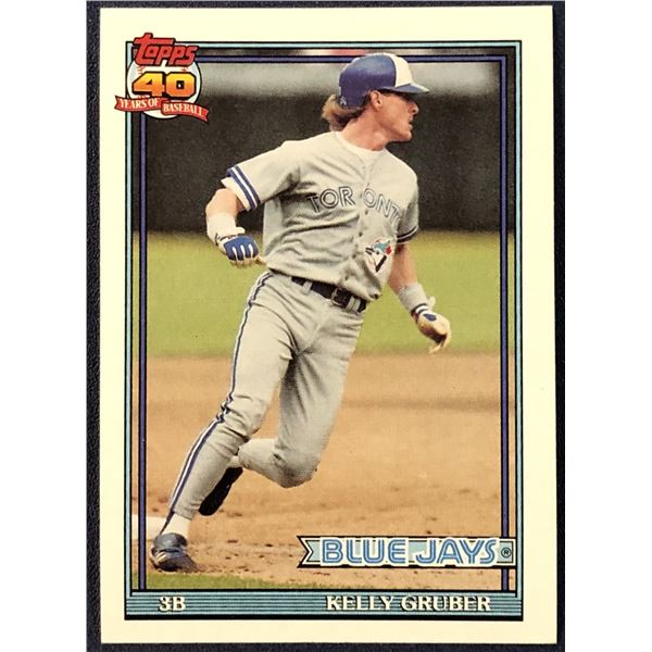 1991 TOPPS KELLY GRUBER